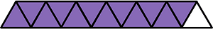 Violet Triangles Fraction 12:13