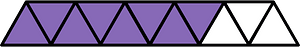 Violet Triangles Fraction 8:11