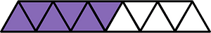 Violet Triangles Fraction 6:11