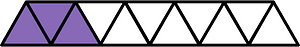 Violet Triangles Fraction 3:11