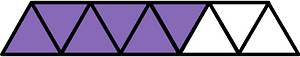 Violet Triangles Fraction 6:9
