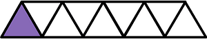 Violet Triangles Fraction 1:9