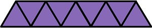Violet Triangles Fraction 9:9