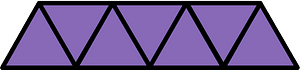 Violet Triangles Fraction 7:7