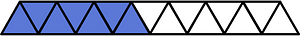 Ultramarine Triangles Fraction 7:15