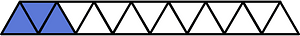 Ultramarine Triangles Fraction 3:15