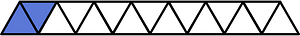 Ultramarine Triangles Fraction 2:15