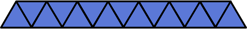 Ultramarine Triangles Fraction 15:15
