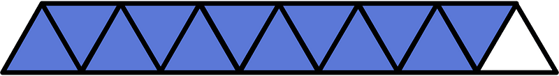 Ultramarine Triangles Fraction 12:13