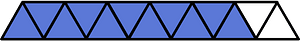Ultramarine Triangles Fraction 11:13