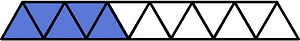 Ultramarine Triangles Fraction 5:13