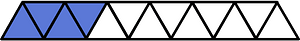 Ultramarine Triangles Fraction 4:13
