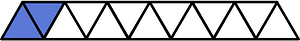 Ultramarine Triangles Fraction 2:13