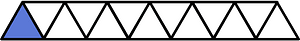 Ultramarine Triangles Fraction 1:13
