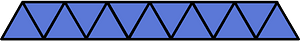 Ultramarine Triangles Fraction 13:13