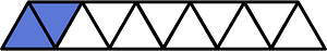 Ultramarine Triangles Fraction 2:11