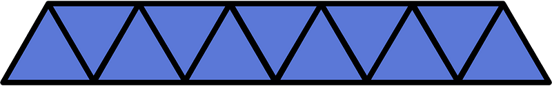 Ultramarine Triangles Fraction 11:11