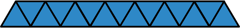 Blue Triangles Fraction 15:15
