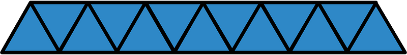 Blue Triangles Fraction 13:13
