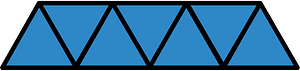 Blue Triangles Fraction 7:7