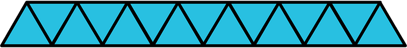 Cerulean-Blue Triangles Fraction 15:15