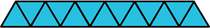 Cerulean-Blue Triangles Fraction 13:13
