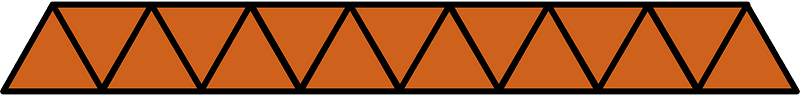 Orange-Brown Triangles Fraction 15:15