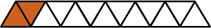 Orange-Brown Triangles Fraction 2:13