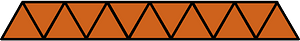 Orange-Brown Triangles Fraction 13:13