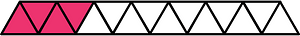 Pink Triangles Fraction 4:15