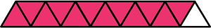 Pink Triangles Fraction 12:13