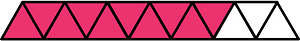 Pink Triangles Fraction 10:13