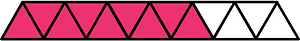 Pink Triangles Fraction 9:13