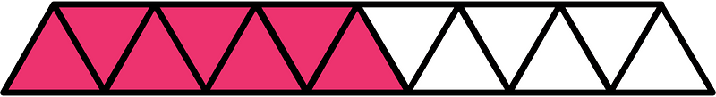 Pink Triangles Fraction 7:13
