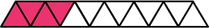 Pink Triangles Fraction 4:13