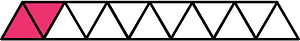 Pink Triangles Fraction 2:13