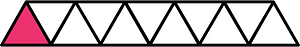 Pink Triangles Fraction 1:11