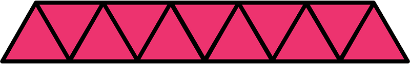 Pink Triangles Fraction 11:11