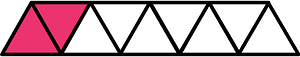 Pink Triangles Fraction 2:9