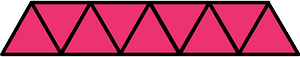 Pink Triangles Fraction 9:9