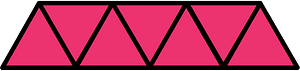 Pink Triangles Fraction 7:7