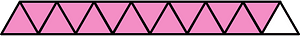 Purple Triangles Fraction 14:15