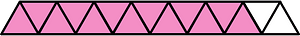 Purple Triangles Fraction 13:15