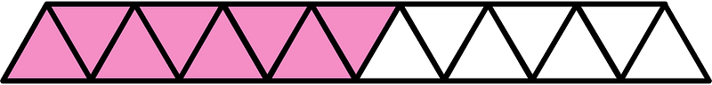 Purple Triangles Fraction 8:15