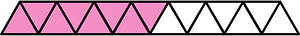 Purple Triangles Fraction 8:15