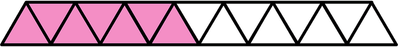 Purple Triangles Fraction 7:15