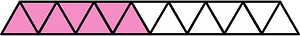 Purple Triangles Fraction 7:15