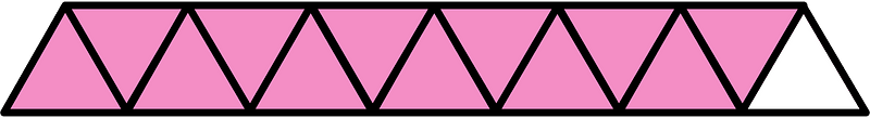 Purple Triangles Fraction 12:13