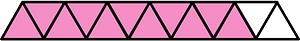 Purple Triangles Fraction 11:13