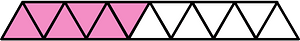 Purple Triangles Fraction 6:13